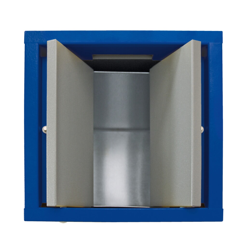 Contenedor de reciclaje stumpf®, 1x 30 litros, tapa azul Número de imagen del producto 7: Contenedor de reciclaje stumpf®, 1x 30 litros, tapa azul