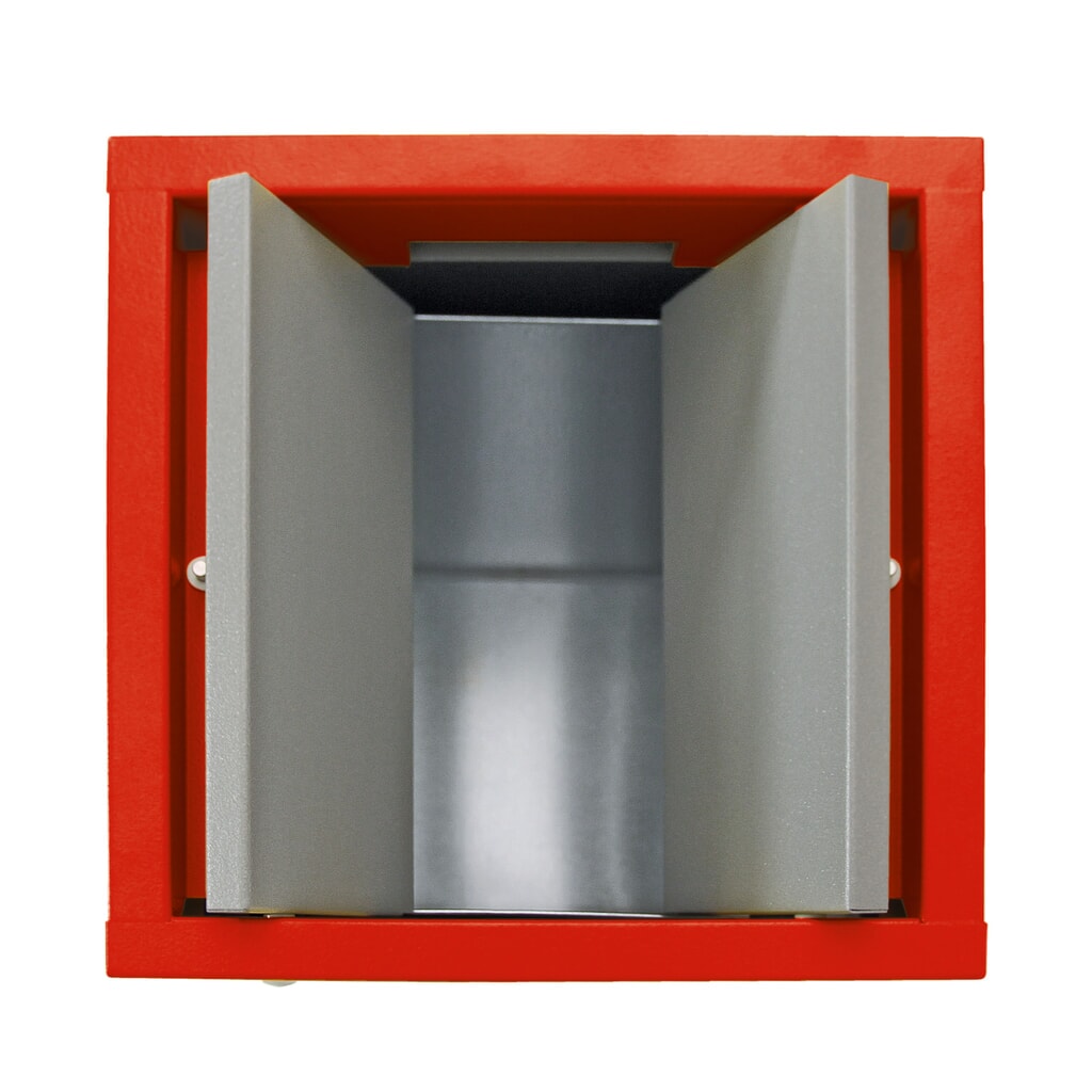 Contenedor de reciclaje stumpf®, 1x 70 litros, tapa roja Número de imagen del producto 7: Contenedor de reciclaje stumpf®, 1x 70 litros, tapa roja
