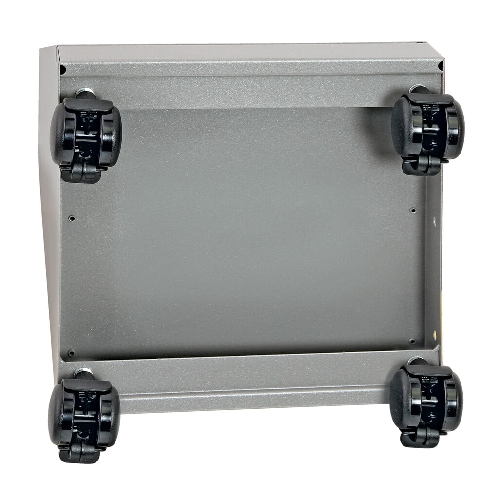 Contenedor de reciclaje stumpf®, 1x 30 litros, tapa azul Número de imagen del producto 8: Contenedor de reciclaje stumpf®, 1x 30 litros, tapa azul