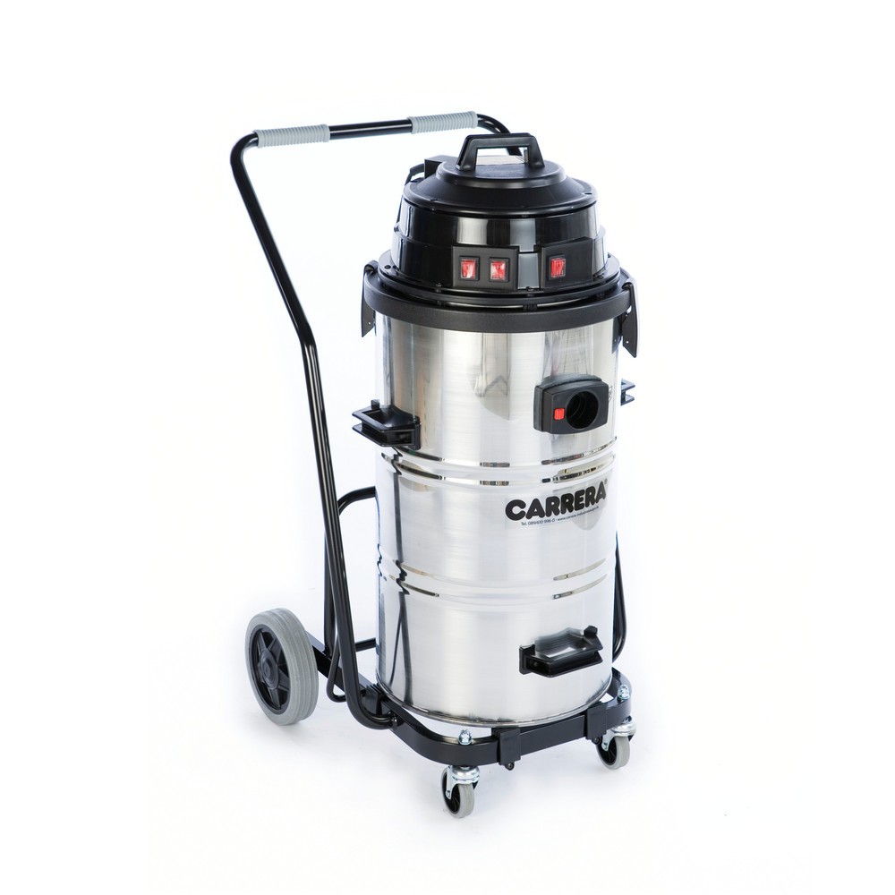 Imagen del producto: Aspirador industrial CARRERA® 90.03 K, bastidor inclinable, mojado + seco, 3.240 W, 77 l