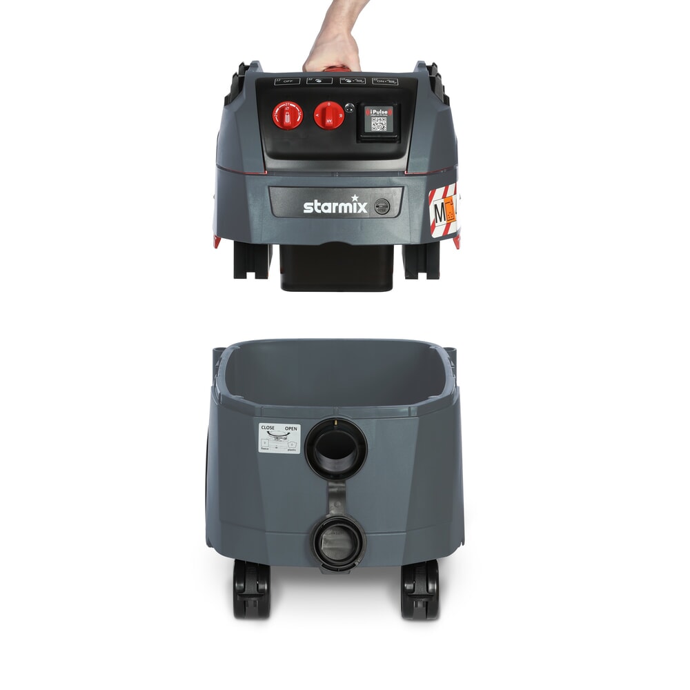Número de imagen del producto 7: Aspirador industrial starmix iPulse, clase de polvo M, 1.600 W, 35 litros