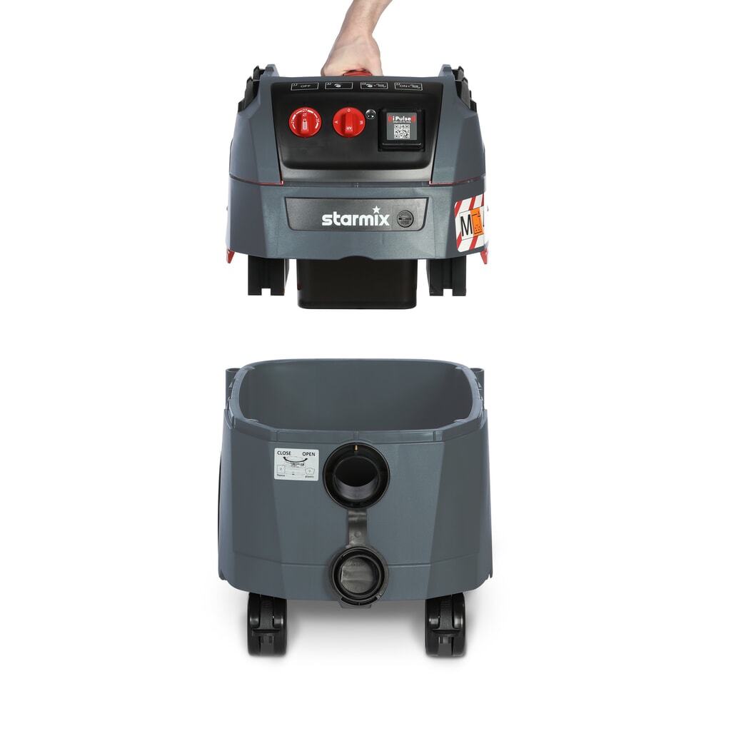 Número de imagen del producto 7: Aspirador industrial starmix iPulse, clase de polvo M, 1.600 W, 35 litros