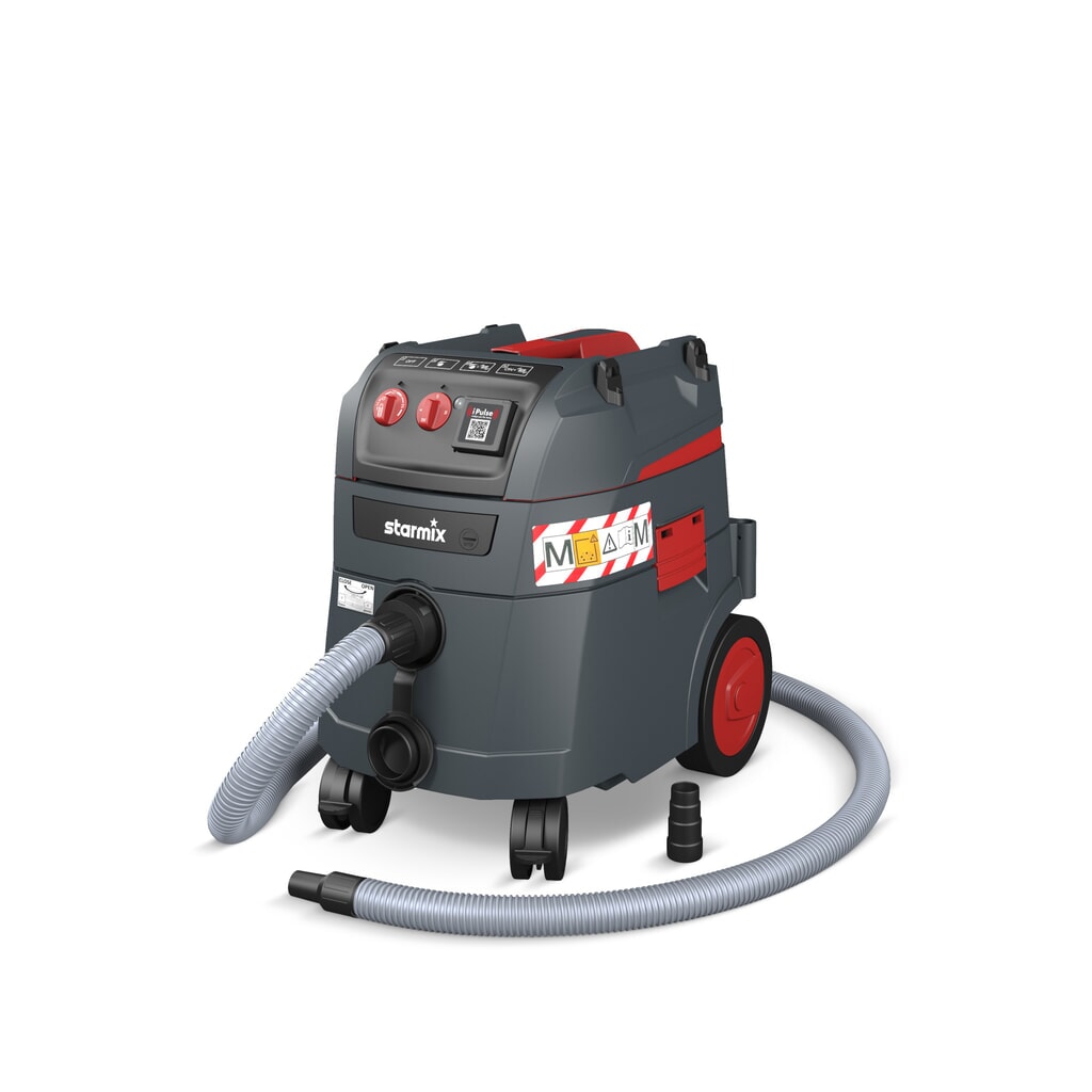 Aspirador industrial starmix iPulse, clase de polvo M, 1.600 W, 35 litros Imagen del producto: Aspirador industrial starmix iPulse, clase de polvo M, 1.600 W, 35 litros