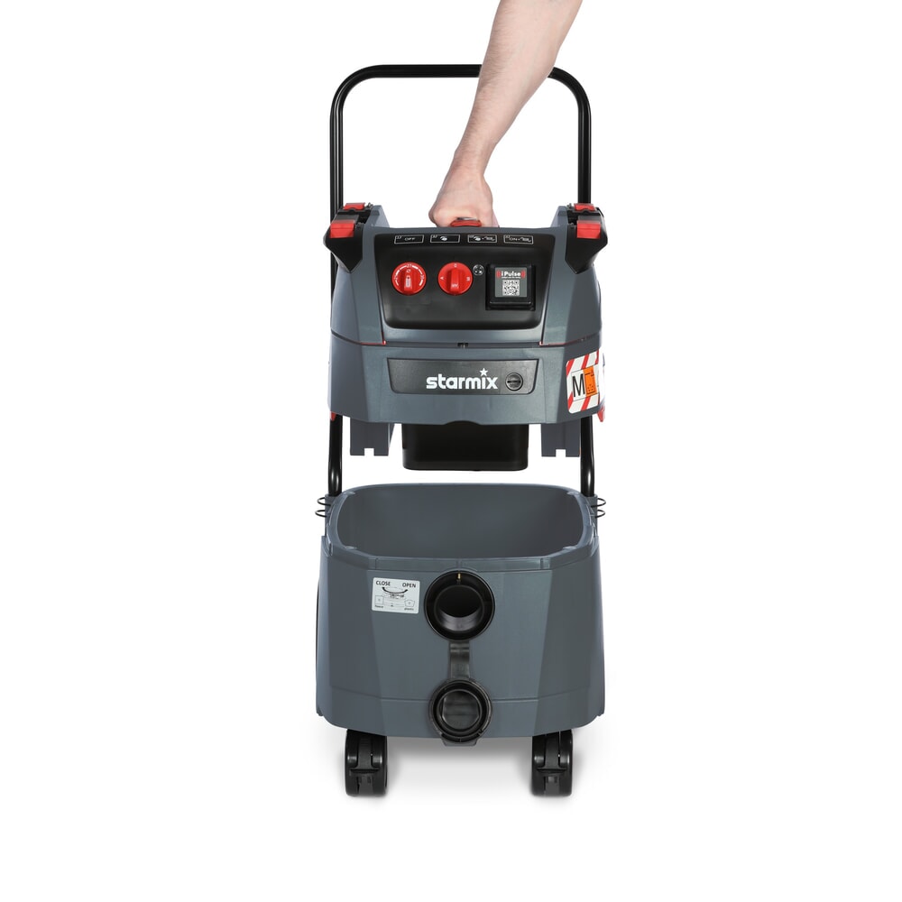 Número de imagen del producto 7: Aspirador industrial starmix iPulse, clase de polvo M, chasis volcado, 1.600 W, 35 litros