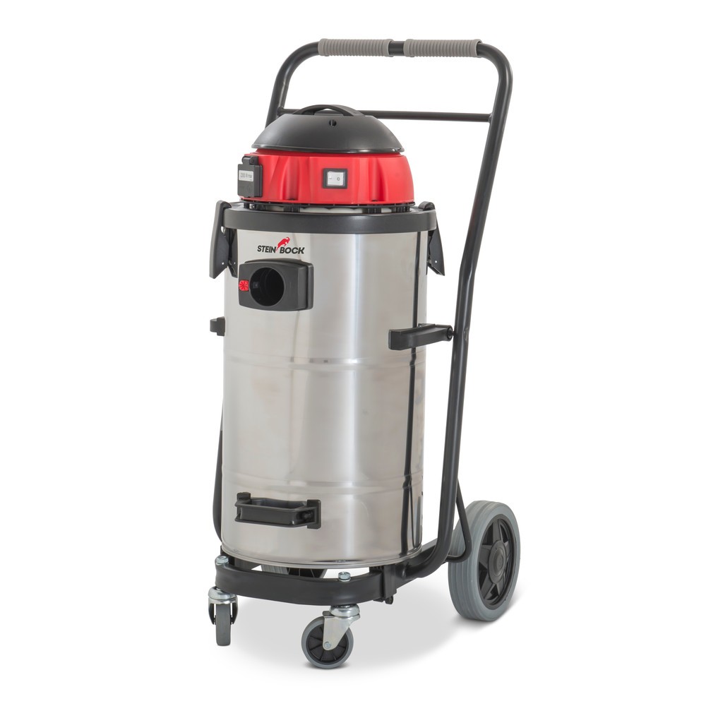 Imagen del producto: Aspirador para seco y para mojado Steinbock® INOX, bastidor inclinable, 1.400 W, 40 l