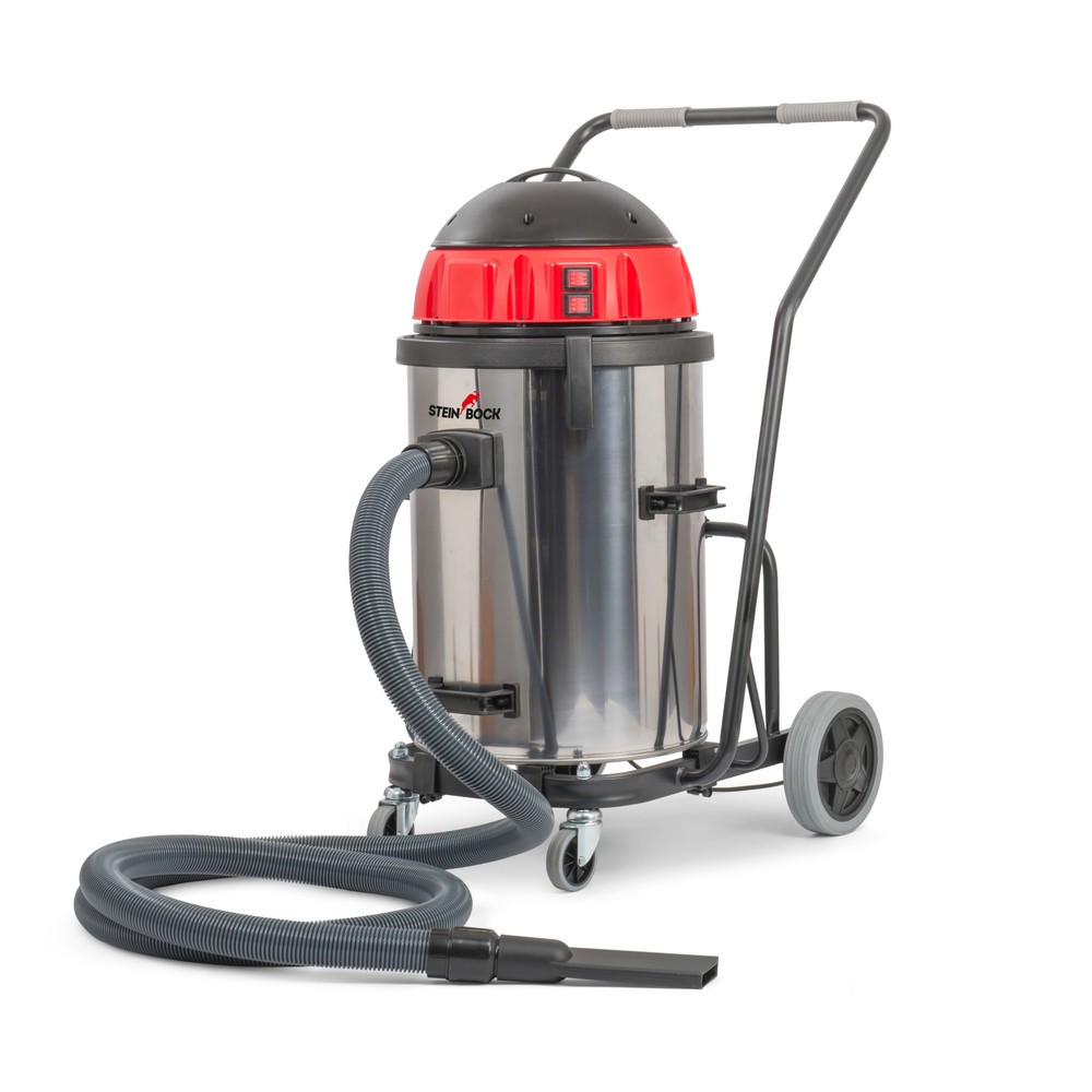 Número de imagen del producto 1: Aspirador para seco y para mojado Steinbock® INOX, bastidor inclinable, 2.160 W, 50 l