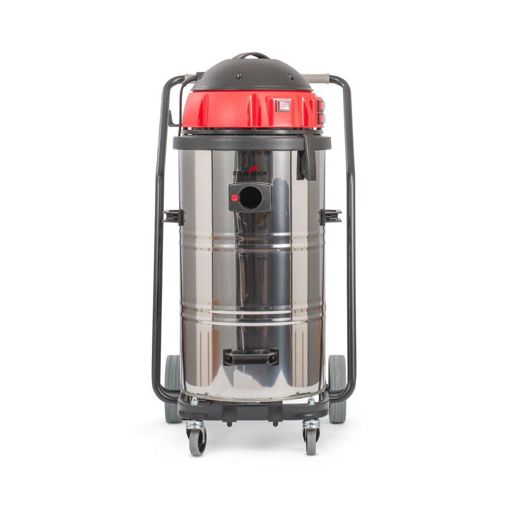 Número de imagen del producto 1: Aspirador para seco y para mojado Steinbock® INOX, bastidor inclinable, 3.240 W, 73 l