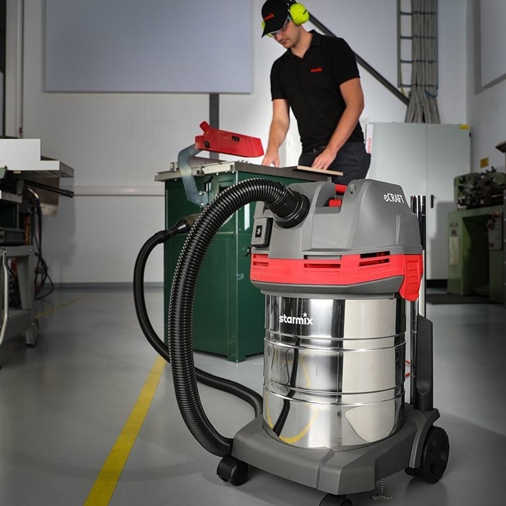 Número de imagen del producto 3: starmix eCraft APL-1430 EWR 1300W 27L Aspiradora en seco y húmedo