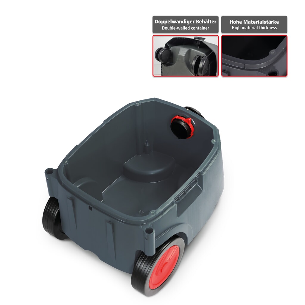 Aspiradora en húmedo y seco starmix iPulse, litros de clase de polvo, chasis de volquete, 1.600 W, 35 l Número de imagen del producto 3: Aspiradora en húmedo y seco starmix iPulse, litros de clase de polvo, chasis de volquete, 1.600 W, 35 l