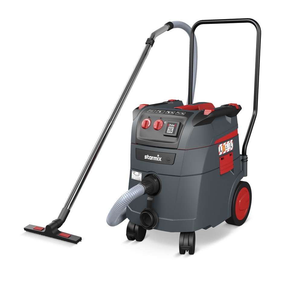 Imagen del producto: Aspiradora en húmedo y seco starmix iPulse, litros de clase de polvo, chasis de volquete, 1.600 W, 35 l