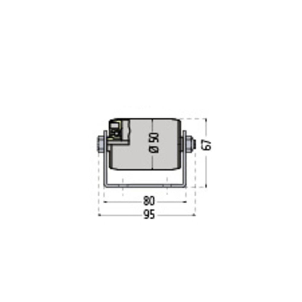 Número de imagen del producto 2: Riel de rodillos con palets, acero, transporte longitudinal, transporte transversal, separación: 130 mm