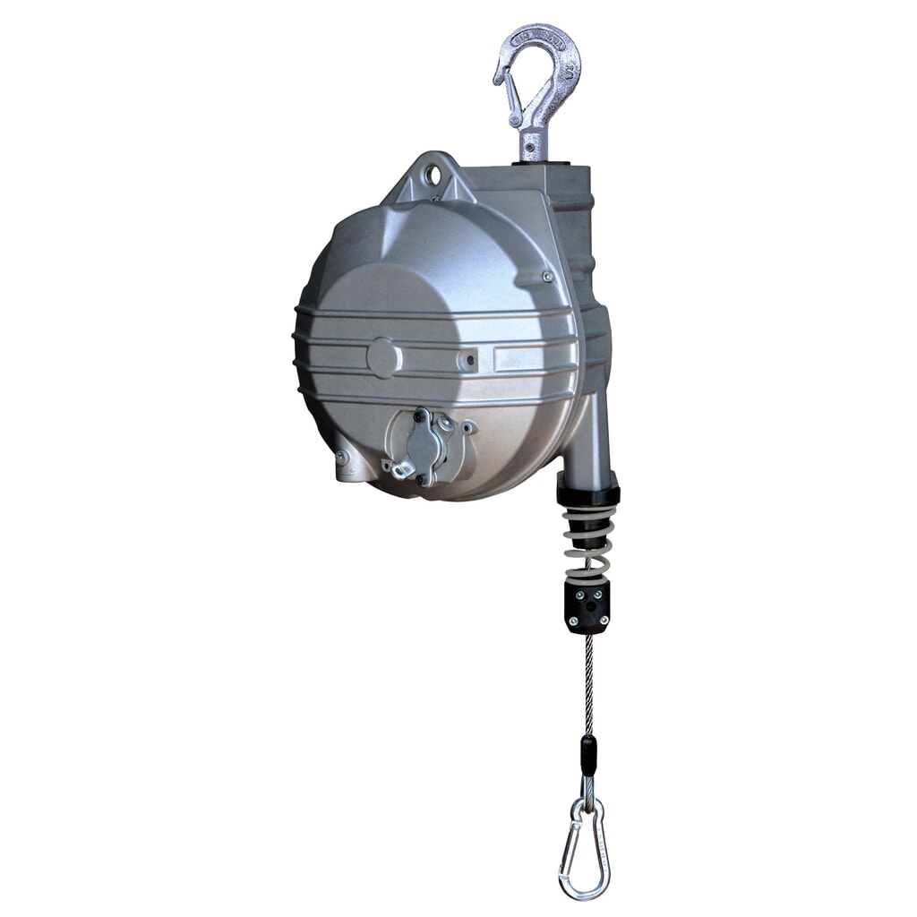 Balancer 95X para zonas de protección contra explosiones, sin cerradura, carcasa de aluminio, extractor de cuerdas 2,1 m, capacidad de carga 20-30 kg Imagen del producto: Balancer 95X para zonas de protección contra explosiones, sin cerradura, carcasa de aluminio, extractor de cuerdas 2,1 m, capacidad de carga 20-30 kg