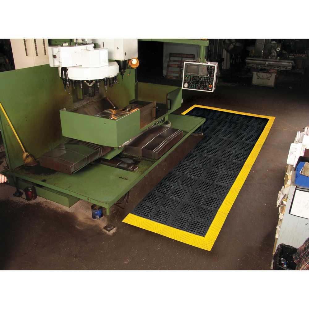 Número de imagen del producto 7: Esquina para placas de suelo con sistema de encajado, PVC, perforada, An x F 305 x 305 mm negra