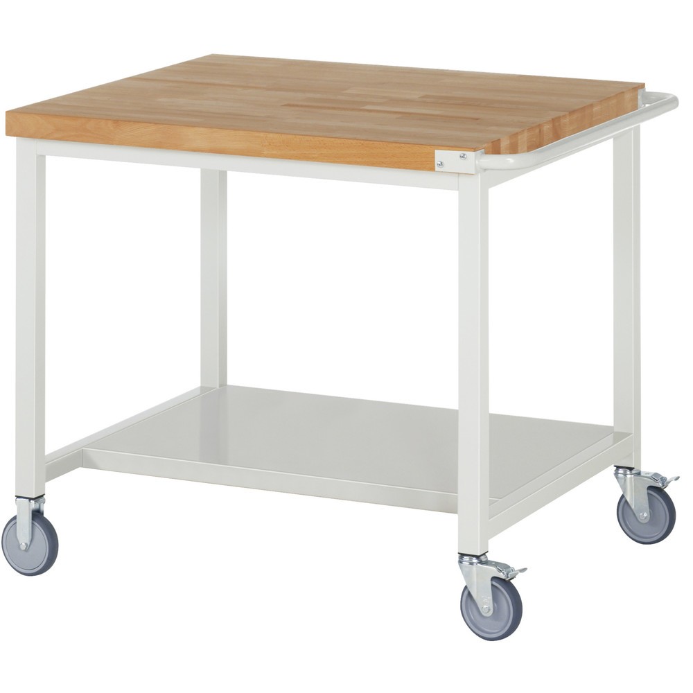 Imagen del producto: Banco de trabajo con ruedas RAU, serie 8000, H x A x F 880 x 1.000 x 900 mm, estante inferior