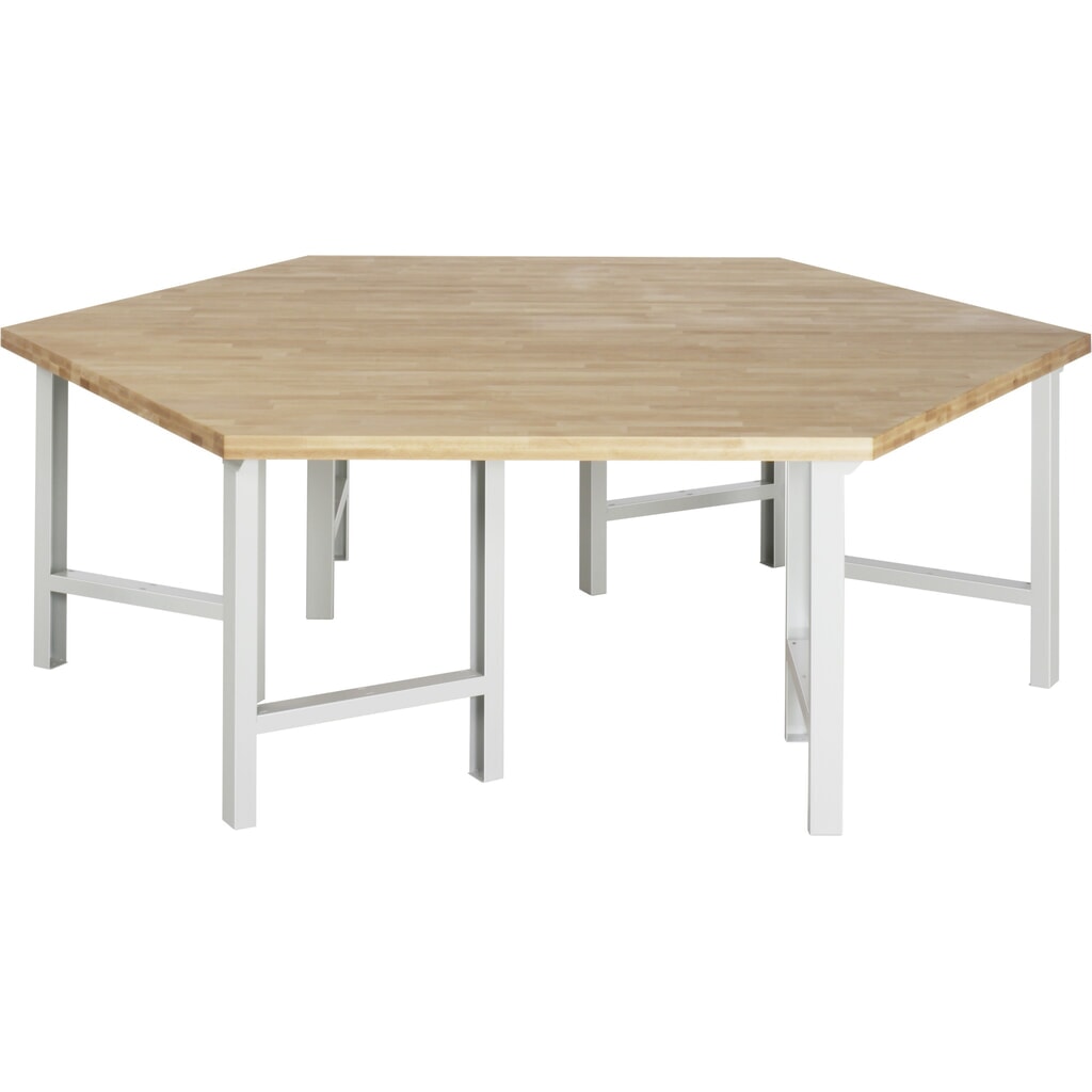 Banco de trabajo RAU serie 4000, H x A x F 790-1.140 x 2.700 x 2.340 mm Imagen del producto: Banco de trabajo RAU serie 4000, H x A x F 790-1.140 x 2.700 x 2.340 mm