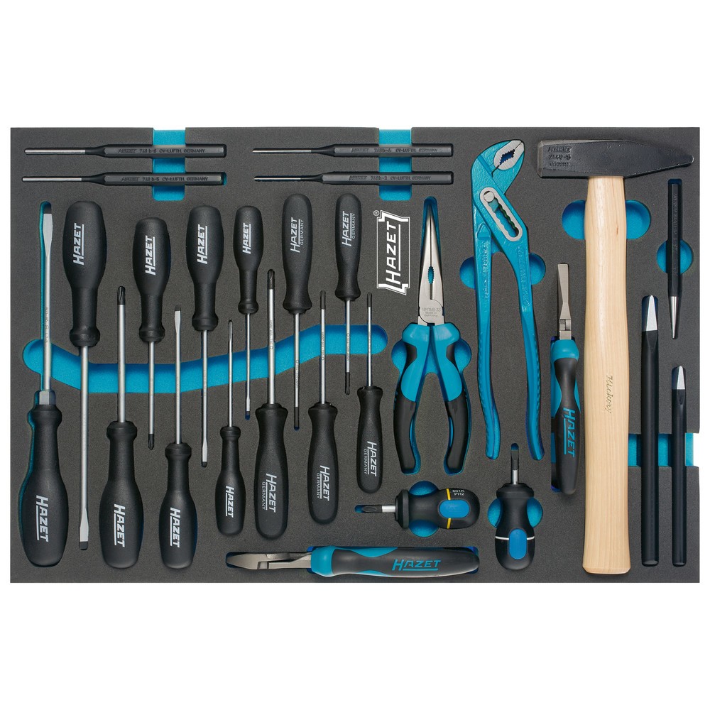 Número de imagen del producto 3: Banco de trabajo móvil HAZET®, 7 cajones, alto x ancho x profundidad 934 x 1.040 x 520 mm, herramientas inclusivo