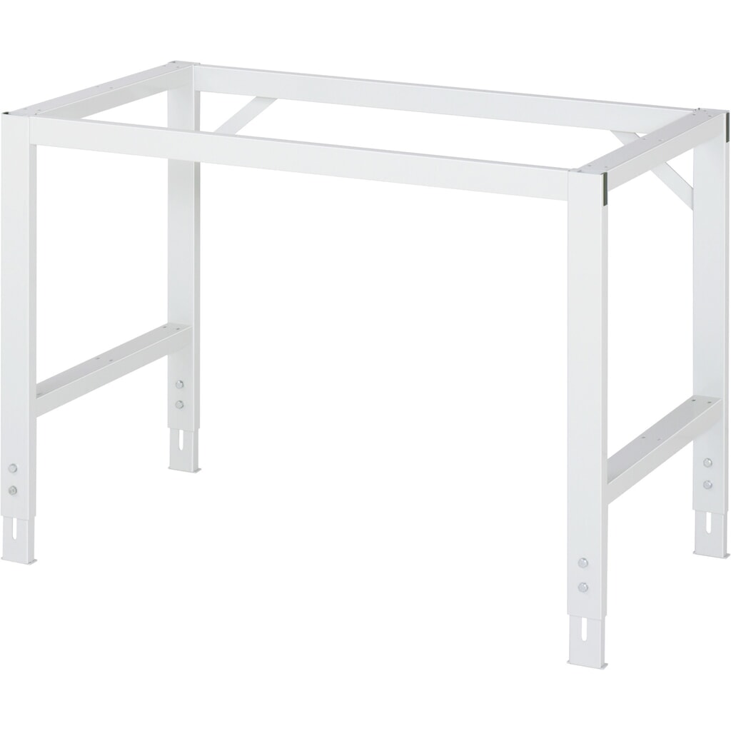 Número de imagen del producto 3: Mesa de trabajo RAU ajustable en altura, serie TOM, H x A x F 760-1.080 x 1.250 x 800 mm, tablero de trabajo con revestimiento acero inoxidable