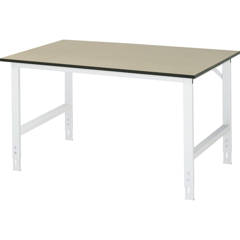 Imagen del producto: Mesa de trabajo RAU ajustable en altura, serie TOM, H x A x F 760-1.080 x 1.500 x 1.000 mm, tablero de trabajo MDF