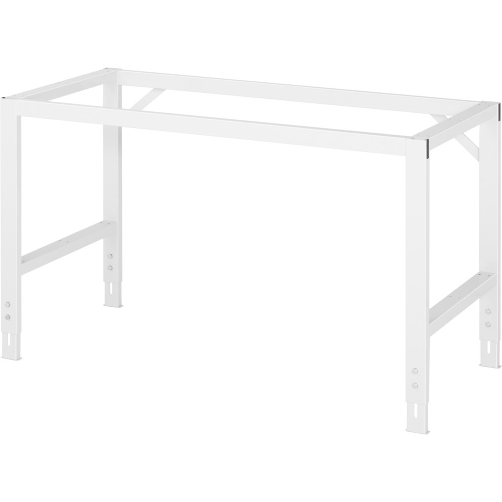 Número de imagen del producto 3: Mesa de trabajo RAU ajustable en altura, serie TOM, H x A x F 760-1.080 x 1.500 x 800 mm, tablero de trabajo con revestimiento de linóleo universal