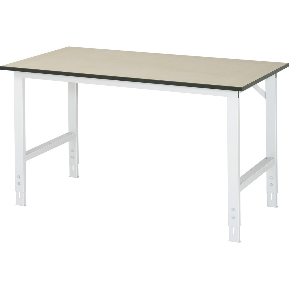 Imagen del producto: Mesa de trabajo RAU ajustable en altura, serie TOM, H x A x F 760-1.080 x 1.500 x 800 mm, tablero de trabajo MDF