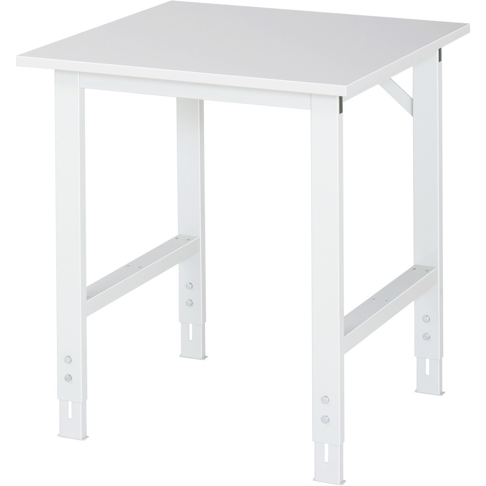 Imagen del producto: Mesa de trabajo RAU con ajuste de altura, serie TOM, H x A x F 760-1.080 x 750 x 800 mm, tablero de trabajo EGB con revestimiento de melamina
