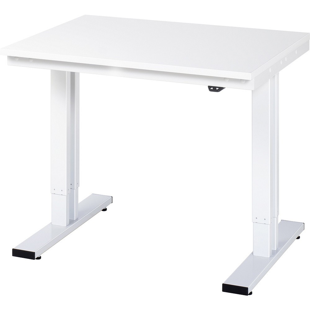 Imagen del producto: Banco de trabajo RAU con ajuste de altura eléctrico, serie adlatus 300, H x A x F 720-1.120 x 1.000 x 800 mm, tablero de trabajo con revestimiento de melamina