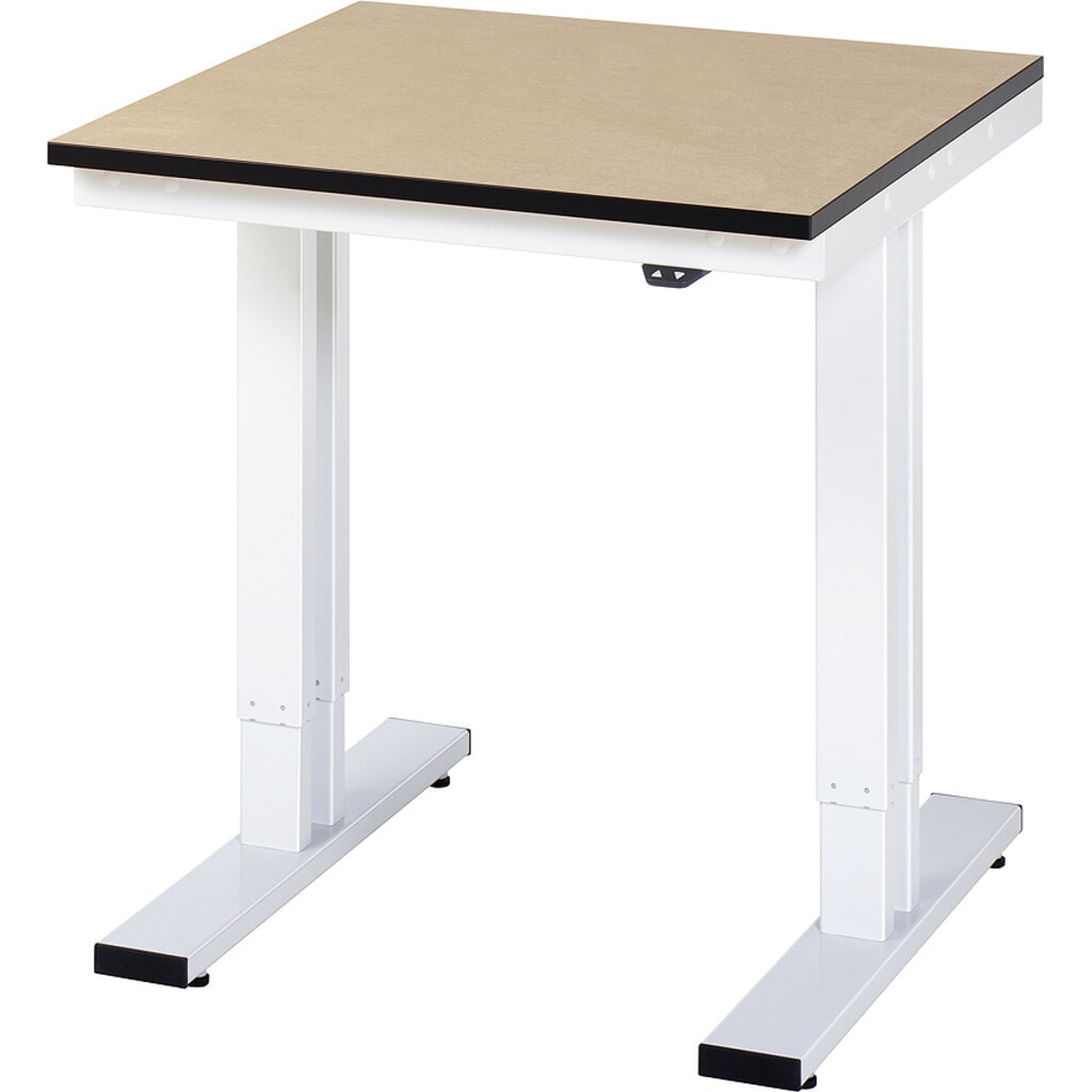 Banco de trabajo RAU con ajuste de altura eléctrico, serie adlatus 300, H x A x F 720-1.120 x 750 x 800 mm, tablero MDF Imagen del producto: Banco de trabajo RAU con ajuste de altura eléctrico, serie adlatus 300, H x A x F 720-1.120 x 750 x 800 mm, tablero MDF