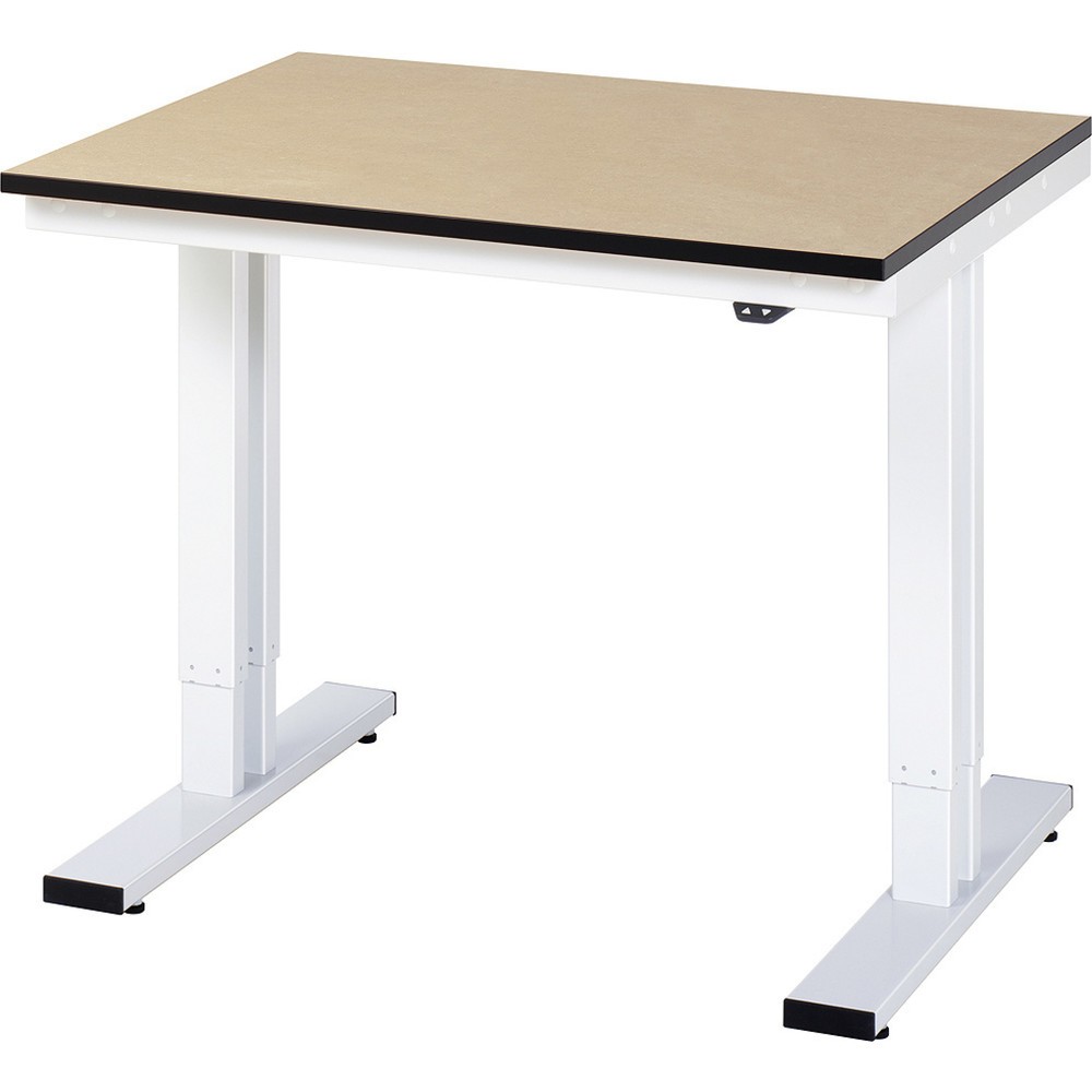 Imagen del producto: Banco de trabajo RAU con ajuste de altura eléctrico, serie adlatus 300, H x A x F 720-1.120 x 1.000 x 800 mm, tablero MDF