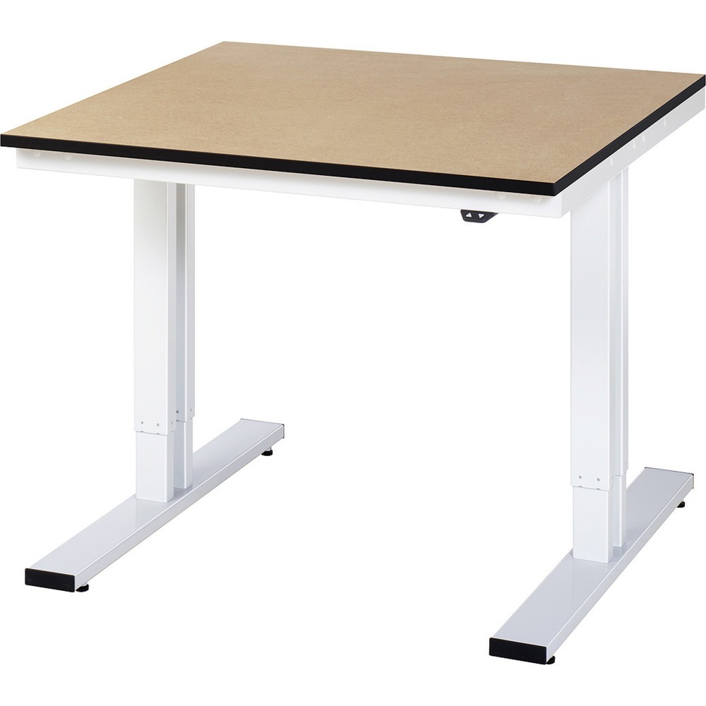 Imagen del producto: Banco de trabajo RAU con ajuste de altura eléctrico, serie adlatus 300, H x A x F 720-1.120 x 1.000 x 1.000 mm, tablero MDF
