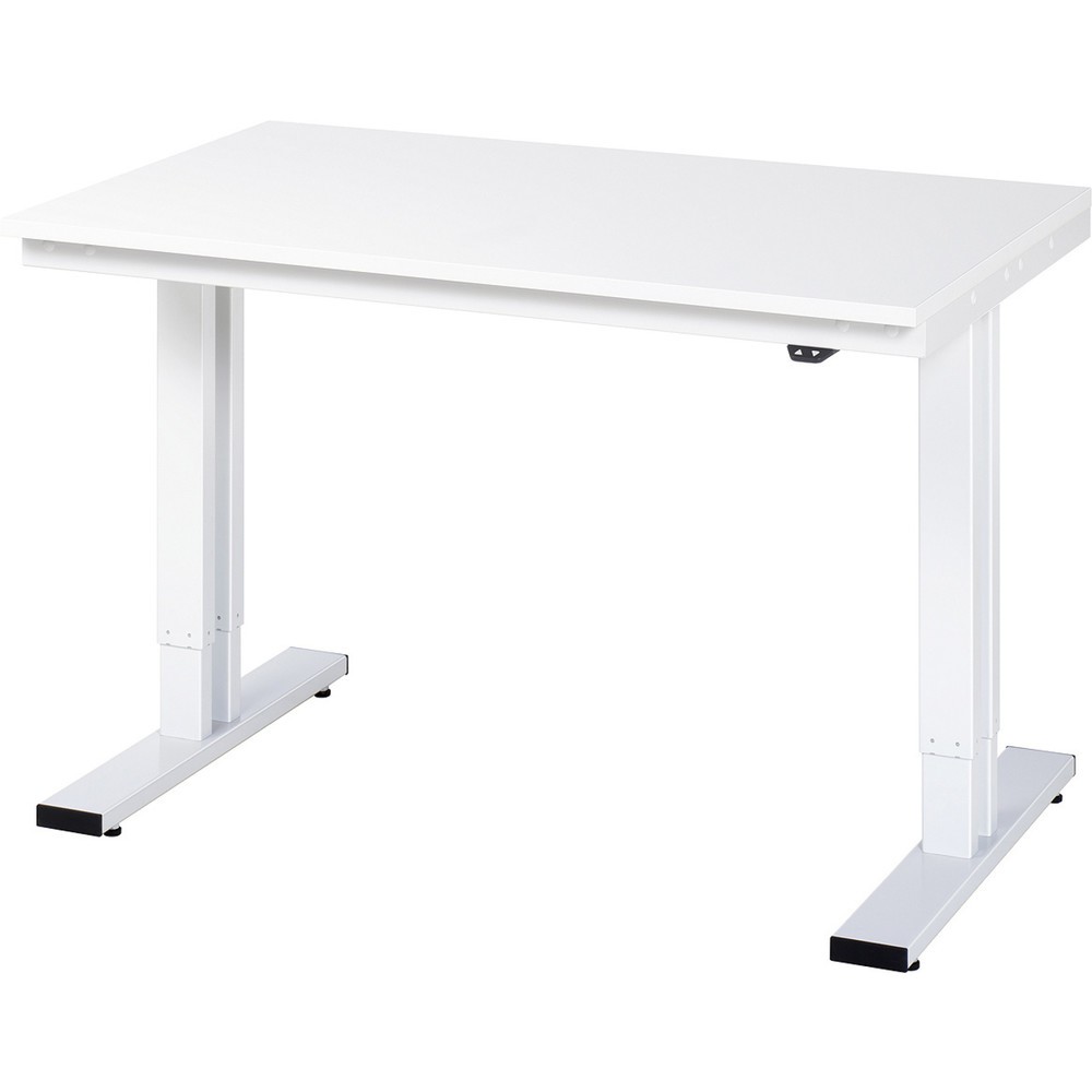 Imagen del producto: Banco de trabajo RAU con ajuste de altura eléctrico, serie adlatus 300, H x A x F 720-1.120 x 1.250 x 800 mm, tablero de trabajo EGB con revestimiento de melamina