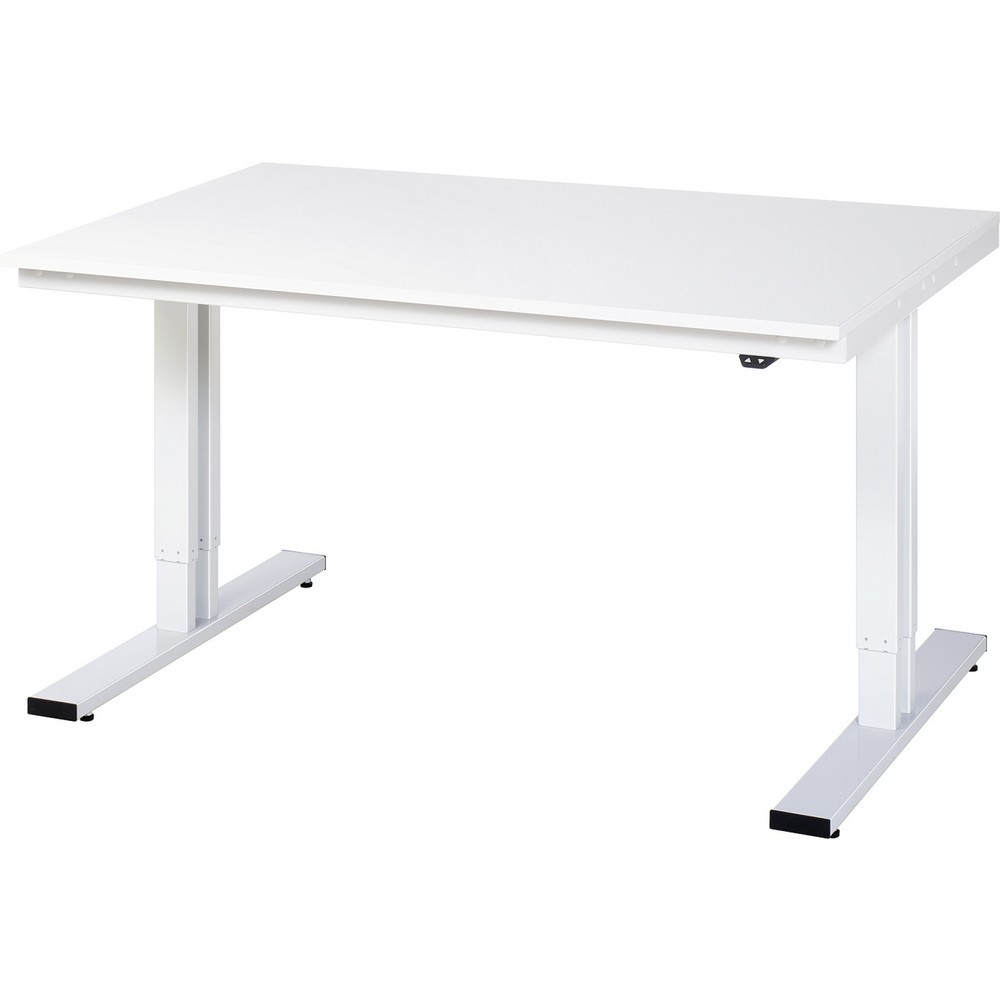 Imagen del producto: Banco de trabajo RAU con ajuste de altura eléctrico, serie adlatus 300, H x A x F 720-1.120 x 1.500 x 1.000 mm, tablero de trabajo EGB con revestimiento de melamina