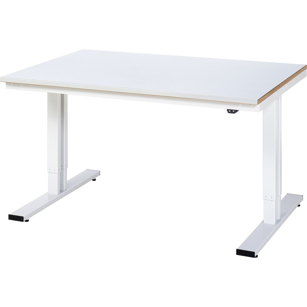 Imagen del producto: Banco de trabajo RAU con ajuste de altura eléctrico, serie adlatus 300, H x A x F 720-1.120 x 1.500 x 1.000 mm, tablero de trabajo con revestimiento de acero