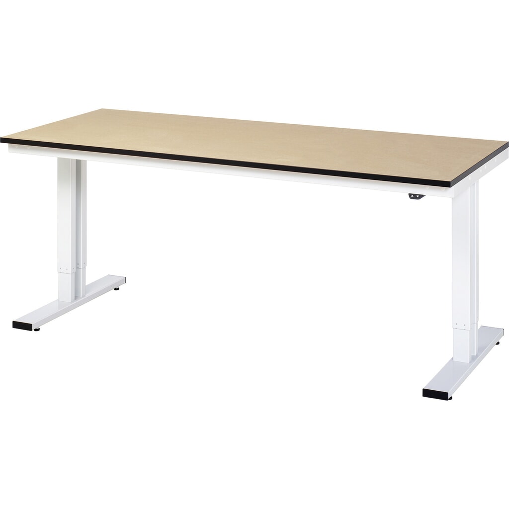 Imagen del producto: Banco de trabajo RAU con ajuste de altura eléctrico, serie adlatus 300, H x A x F 720-1.120 x 2.000 x 800 mm, tablero MDF