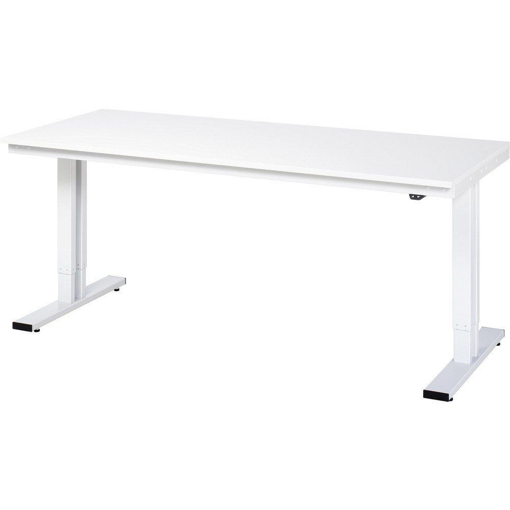 Imagen del producto: Banco de trabajo RAU con ajuste de altura eléctrico, serie adlatus 300, H x A x F 720-1.120 x 2.000 x 800 mm, tablero de trabajo con revestimiento de melamina