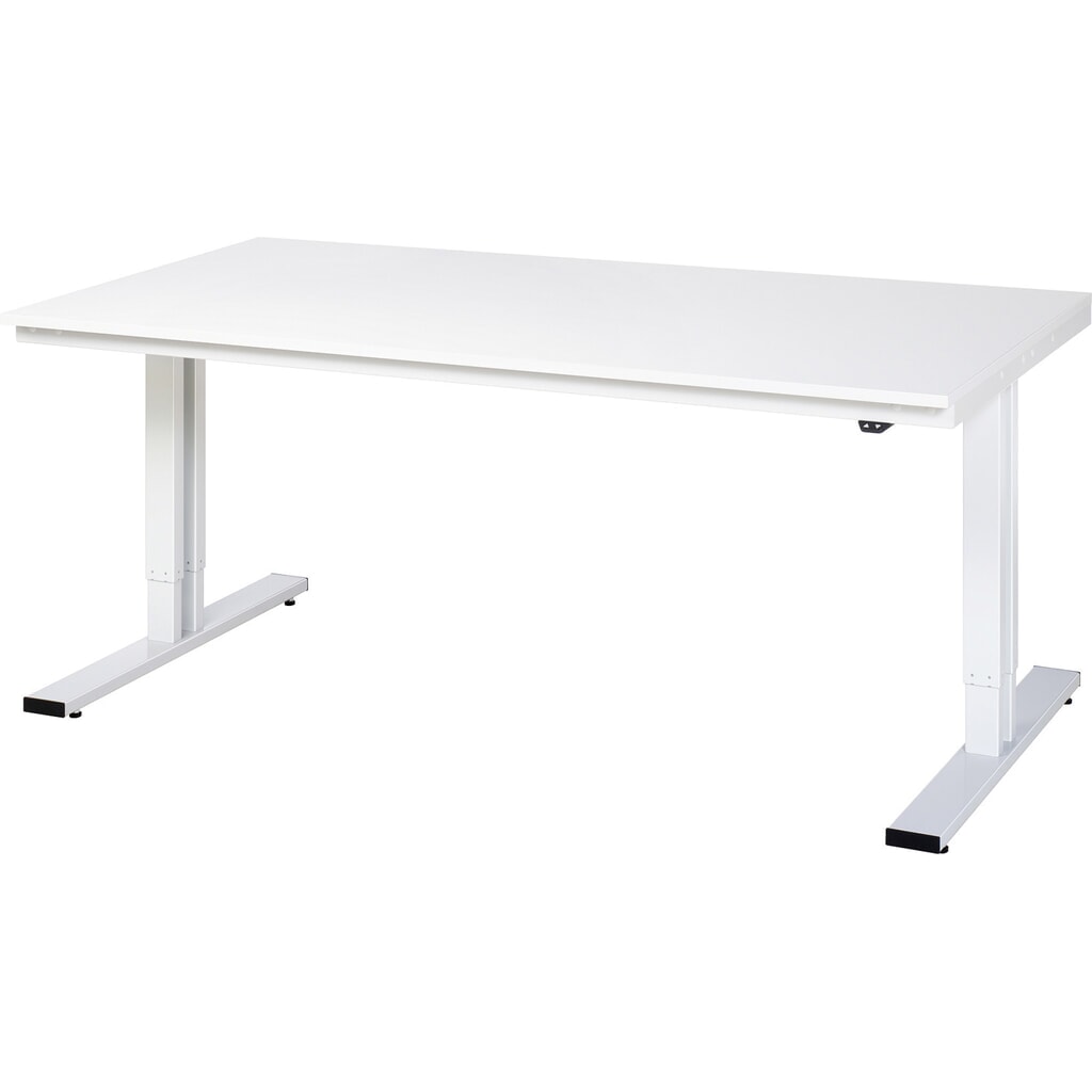 Banco de trabajo RAU con ajuste de altura eléctrico, serie adlatus 300, H x A x F 720-1.120 x 2.000 x 1.000 mm, tablero de trabajo con revestimiento de melamina Imagen del producto: Banco de trabajo RAU con ajuste de altura eléctrico, serie adlatus 300, H x A x F 720-1.120 x 2.000 x 1.000 mm, tablero de trabajo con revestimiento de melamina
