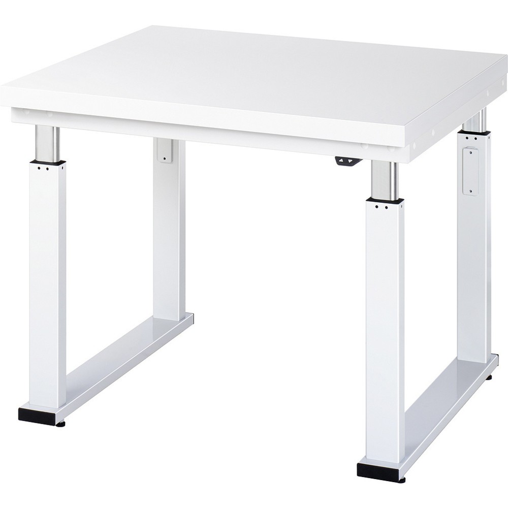 Imagen del producto: Banco de trabajo RAU con ajuste de altura eléctrico, serie adlatus 600, H x A x F 740-1.140 x 1.000 x 900 mm, tablero de trabajo con revestimiento laminado duro