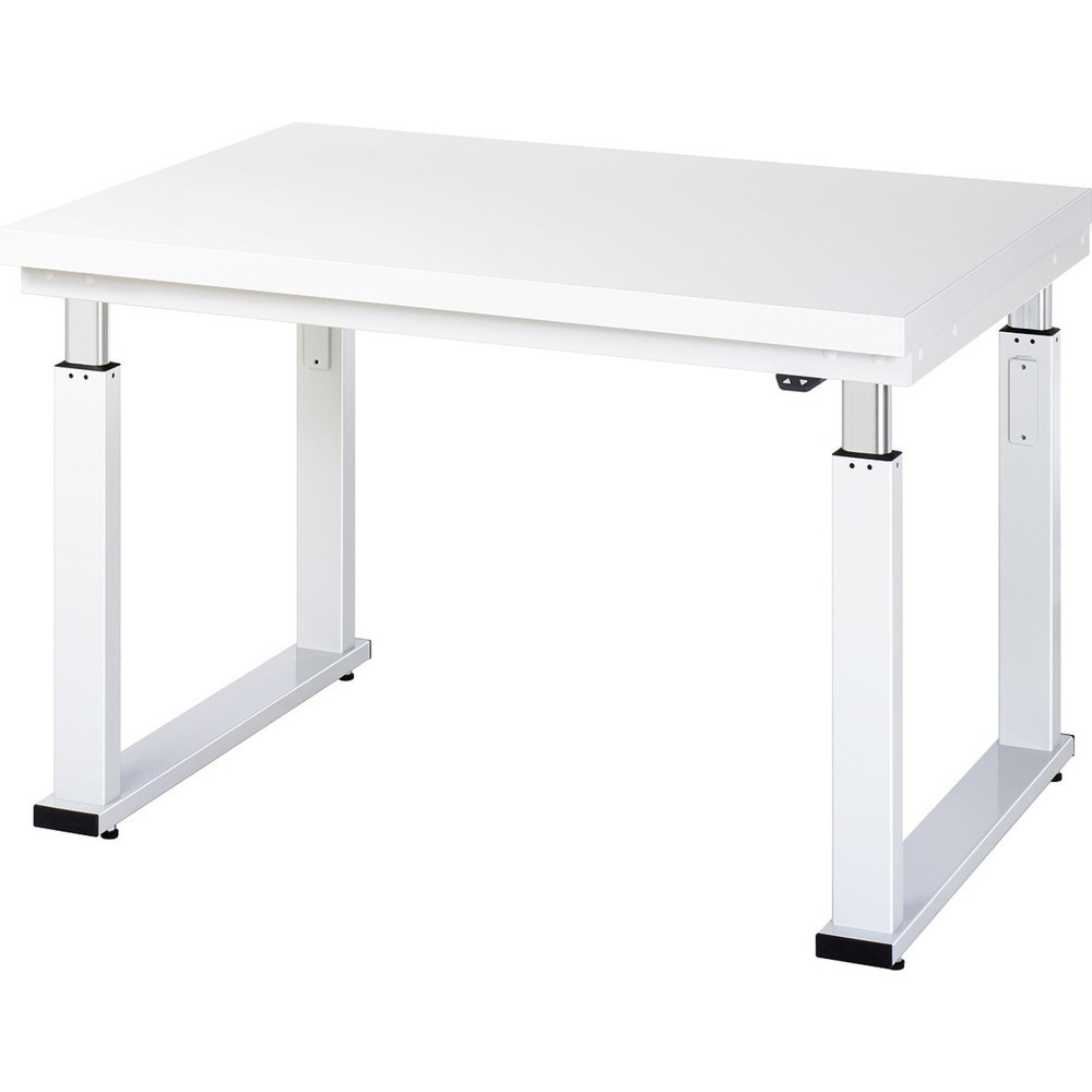 Imagen del producto: Banco de trabajo RAU con ajuste de altura eléctrico, serie adlatus 600, H x A x F 740-1.140 x 1.250 x 900 mm, tablero de trabajo con revestimiento laminado duro