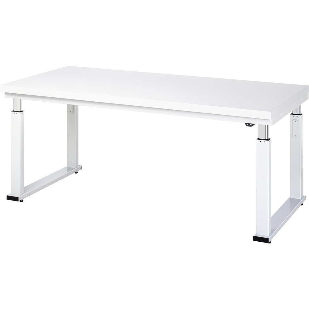 Imagen del producto: Banco de trabajo RAU con ajuste de altura eléctrico, serie adlatus 600, H x A x F 740-1.140 x 2.000 x 900 mm, tablero de trabajo con revestimiento laminado duro