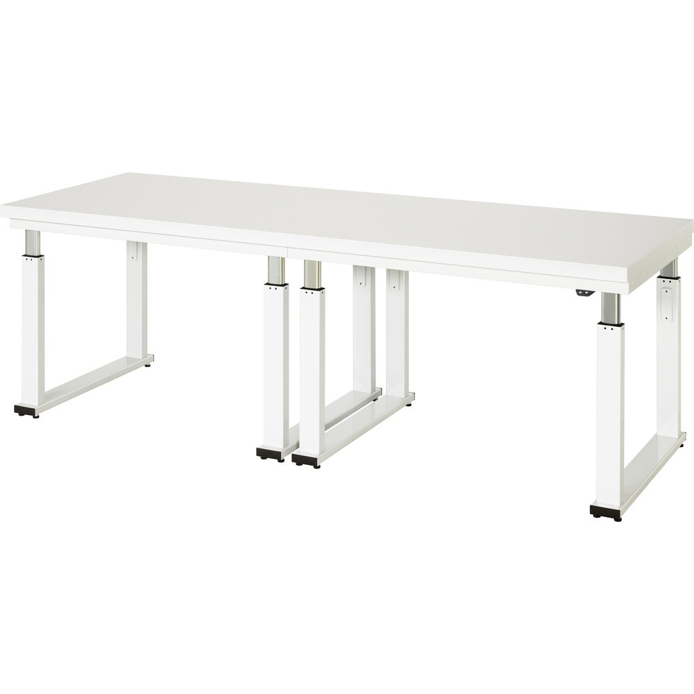 Imagen del producto: Banco de trabajo RAU con ajuste de altura eléctrico, serie adlatus 600, H x A x F 740-1.140 x 2.500 x 900 mm, tablero de trabajo con revestimiento laminado duro