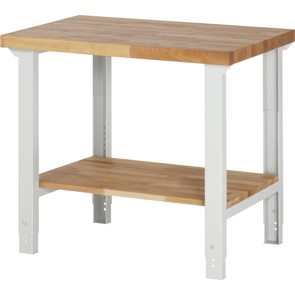 Imagen del producto: Banco de trabajo RAU, serie 7000, H x A x F 790-1.140 x 1.000 x 700 mm, estante inferior