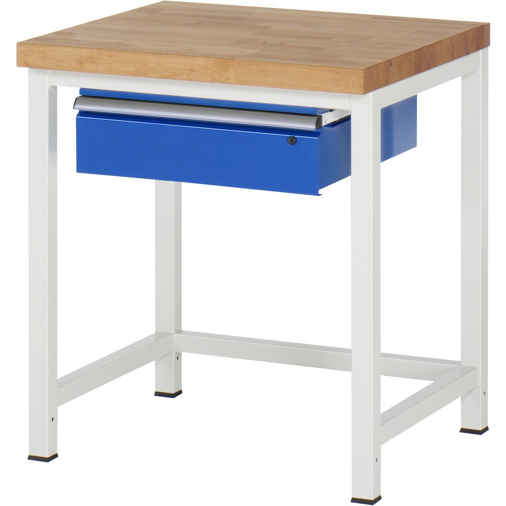 Imagen del producto: Banco de trabajo RAU, serie 8000, H x A x F 840-1.040 x 750 x 700 mm, 1 cajón