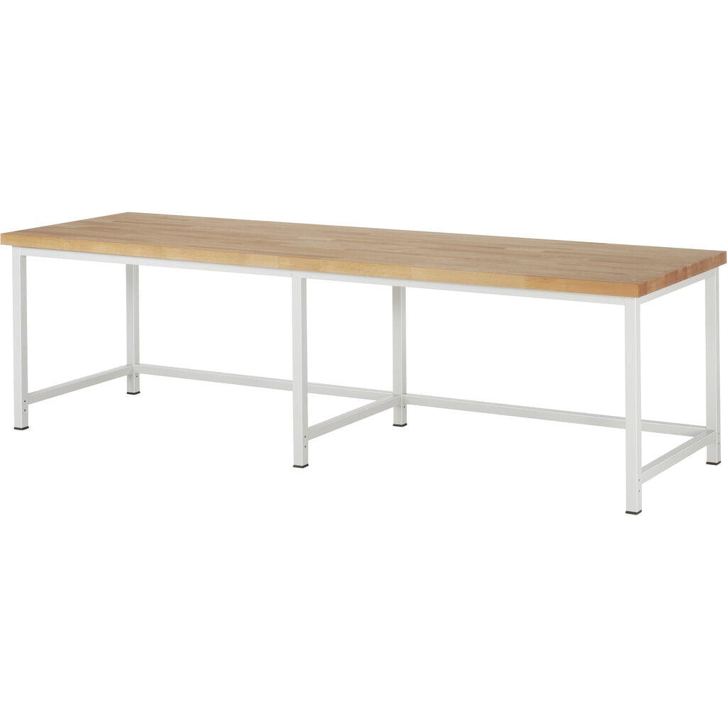 Banco de trabajo RAU 8000, H x A x F 840-1.040 x 3.000 x 900 mm Imagen del producto: Banco de trabajo RAU 8000, H x A x F 840-1.040 x 3.000 x 900 mm