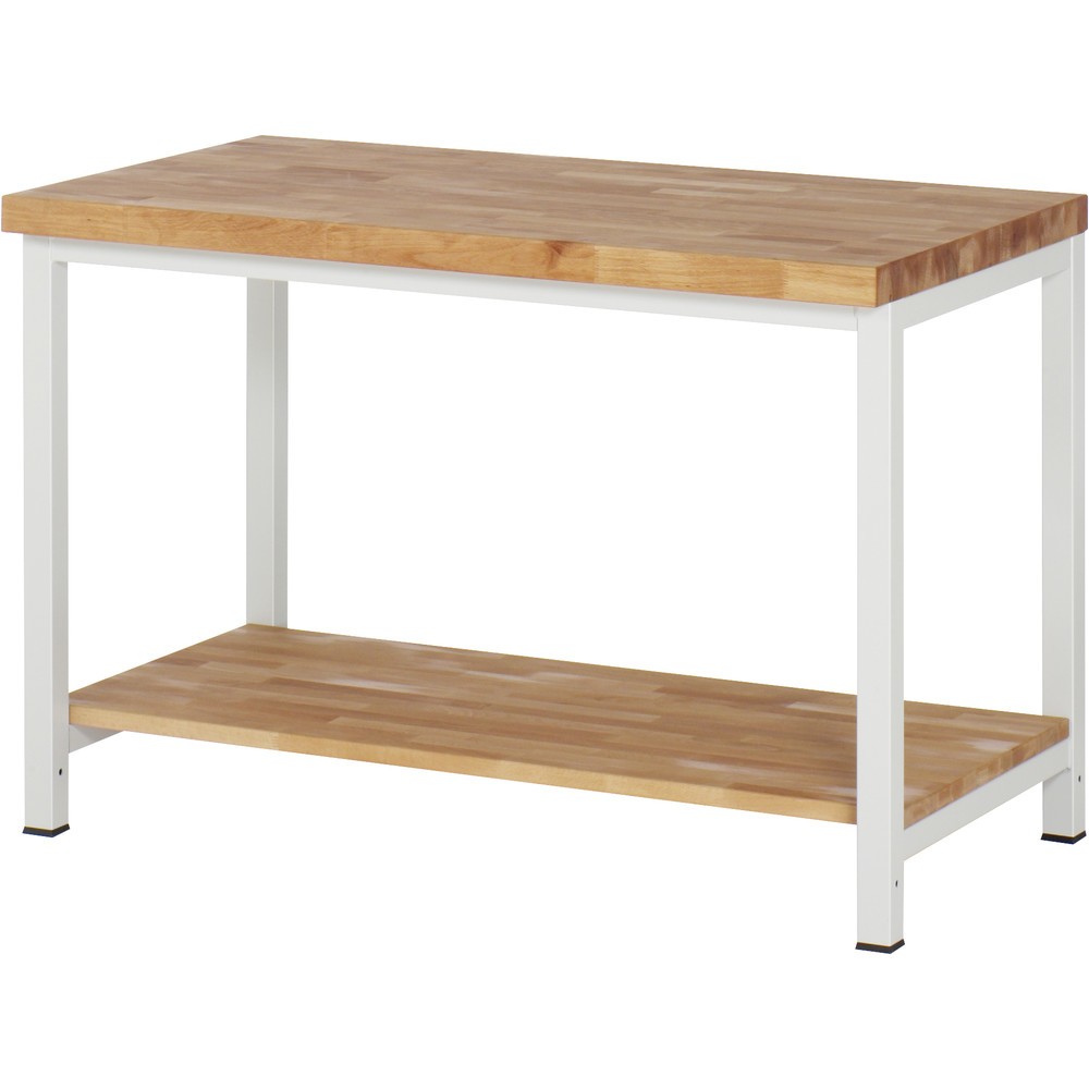 Número de imagen del producto 1: Banco de trabajo RAU, serie 8000, H x A x F 840-1.040 x 1.250 x 700 mm, estante inferior