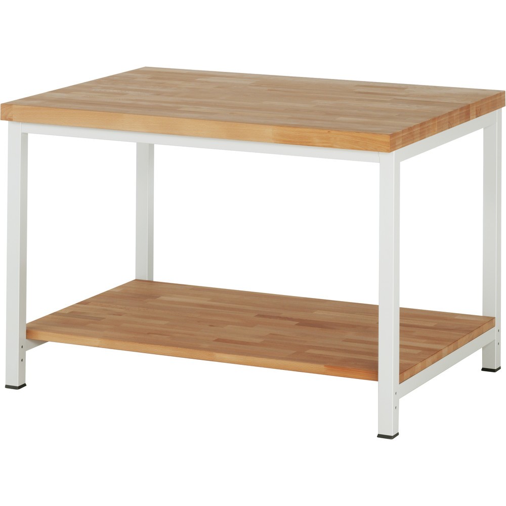 Número de imagen del producto 1: Banco de trabajo RAU, serie 8000, H x A x F 840-1.040 x 1.250 x 900 mm, estante inferior