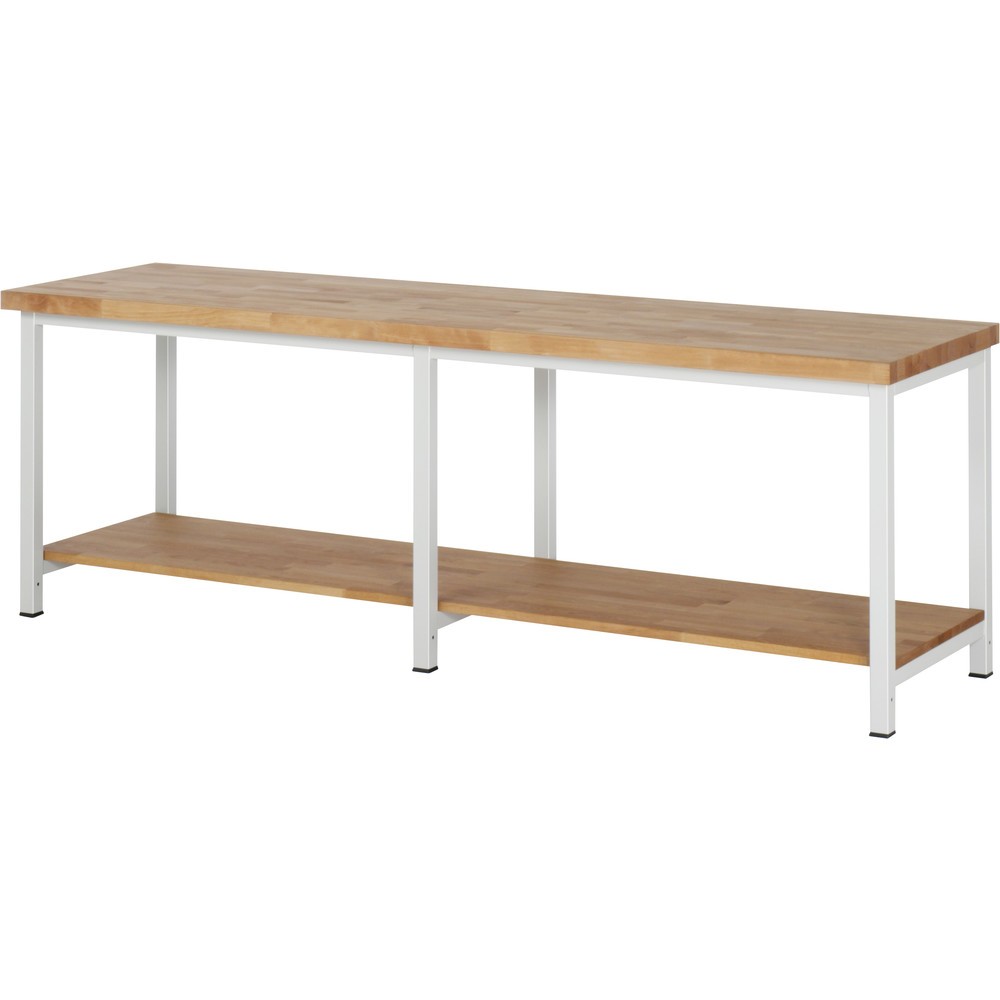 Imagen del producto: Banco de trabajo RAU, serie 8000, H x A x F 840-1.040 x 2.500 x 700 mm, estante inferior