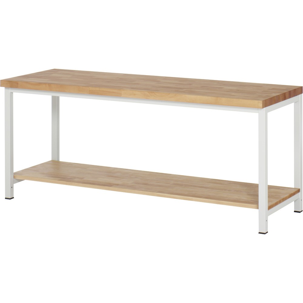 Imagen del producto: Banco de trabajo RAU, serie 8000, H x A x F 840-1.040 x 2.000 x 700 mm, estante inferior