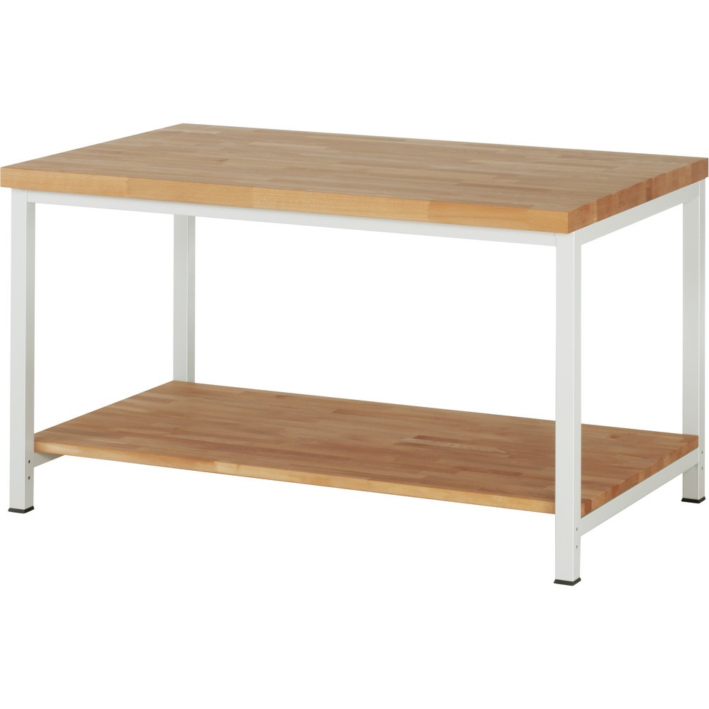 Imagen del producto: Banco de trabajo RAU, serie 8000, H x A x F 840-1.040 x 1.500 x 900 mm, estante inferior