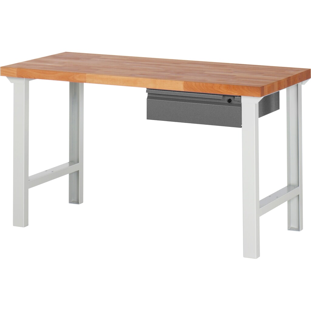 Imagen del producto: Banco de trabajo Steinbock®, con cajón, alto H x An x F 840 x 1500 x 700 mm, RAL 7035/7016