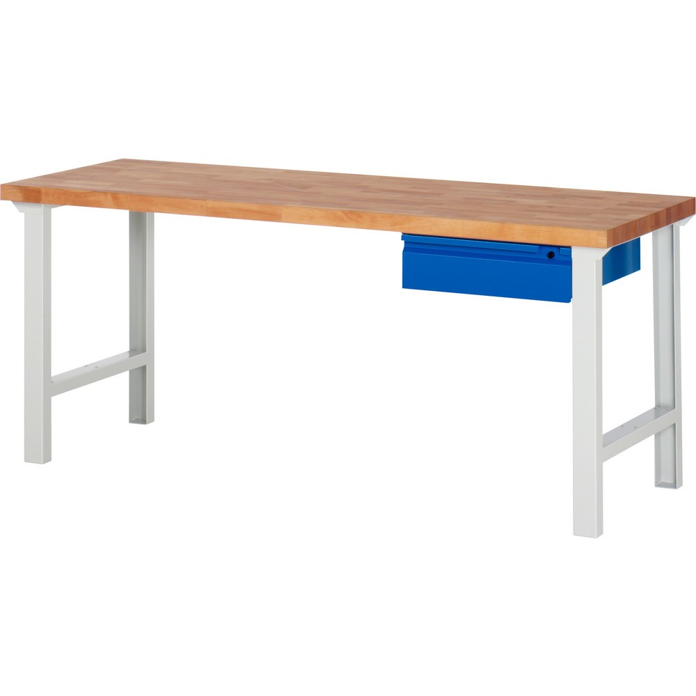 Imagen del producto: Banco de trabajo Steinbock®, con cajón, alto H x An x F 840 x 2.000 x 700 mm, RAL 7035/5010