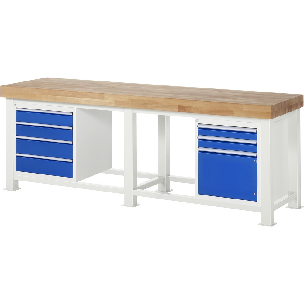 Número de imagen del producto 3: Banco para grandes pesos RAU, H x A x F 850 x 2.500 x 900 mm, capacidad de carga máx. 2.500 kg